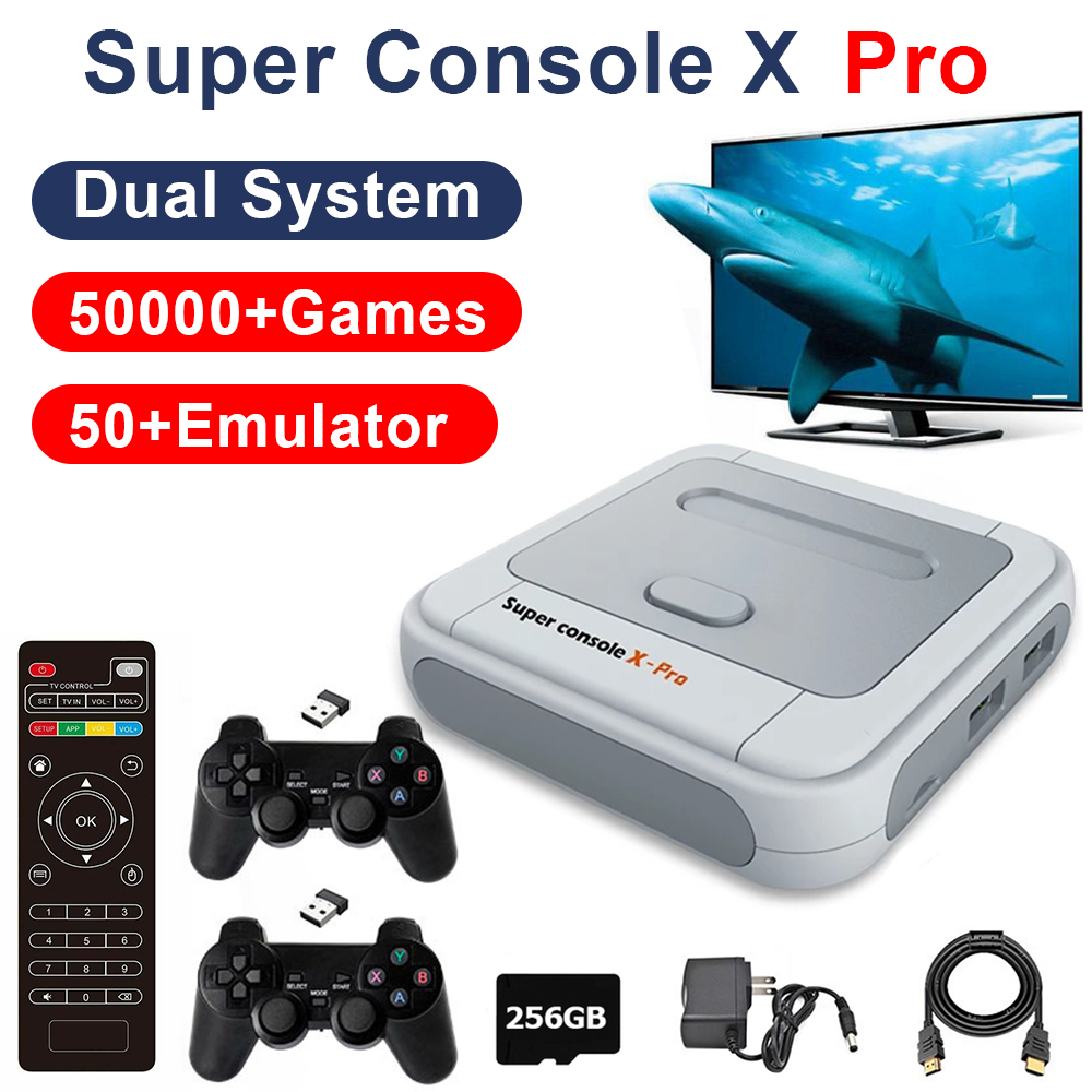 京都にて購入 Super Console X Max 256G Video Game Consoles Built-in 114000+ Re 旧機種 