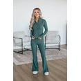 thumbnail image 2 of Rixie Ribbed Active Jacket - Spruce, 2 of 5