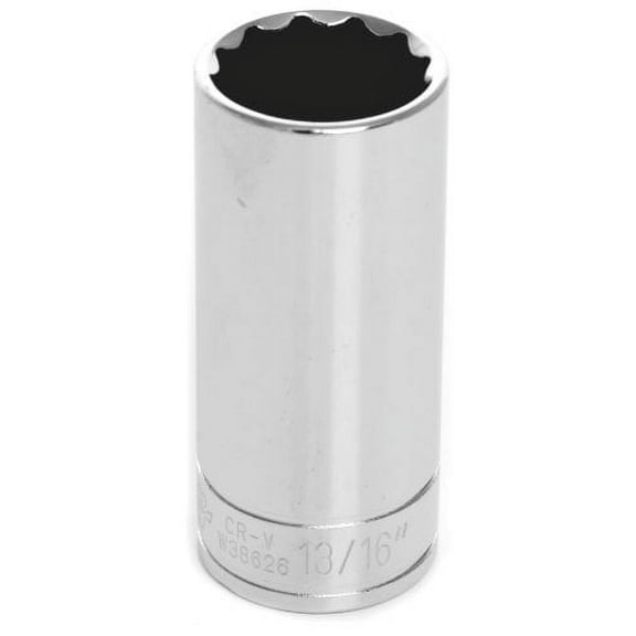 Wilmar W38626 3/8" Drive 12-Point Socket, 13/16"