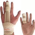 thumbnail image 1 of GFDYREE Finger Splint Plus Finger Extension Splint for Trigger Finger Mallet Finger Broken Finger Rheumatoid Arthritis Post Operative finger brace stabilizer tenosynovitis (Desert Sand Beige, 1 of 7