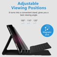 thumbnail image 4 of Detachable Bluetooth Keyboard Folio with Pencil Holder for 11-inch iPad Air M3/M2, 10.9-inch iPad Air 4th/5th Gen & 11-inch iPad Pro (2018–2022),Black, 4 of 8