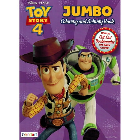 Disney Pixar Toy Story 4 Movie Jumbo Coloring and Activity ...