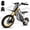 Black, variant on Aoemoe Electric Dirt Bike for Teens Adults, 14"/12" Fat Tire 2000W (Peak 3000W) 48V 30AH Battery 42MPH Hydraulic off-Road Age 13+ (Gold)