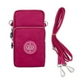 thumbnail image 4 of Spencer Small Crossbody Cell Phone Purse for Women Waterproof Travel Shoulder Bag Armband with Detachable Strap for Smartphones up to 6 inch (Rose Red), 4 of 8