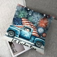 thumbnail image 7 of Nygtbtfer 12"x12" Multicolor American Flag Short Plush Throw Pillow, Skin Friendly Fabric, 7 of 7