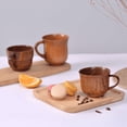 thumbnail image 4 of Taza de madera creativa Taza de protección del medio ambiente Taza de madera maciza anti-escaldaduras, 4 of 5