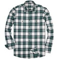 thumbnail image 1 of Men's Casual Button Down Flannel Shirt Plaid, 1 of 7