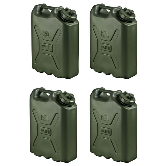 Scepter BPA Durable 5 Gallons Conteneur de Stockage d'Eau Portable (4 Pack)