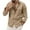 Khaki, variant on JURANMO Sales of The Week Mens Long Sleeve Fishing Shirts Outdoor Lightweight Cargo Shirt 2025 Spring Summer Camping Hiking Shirt with Two Pockets White L