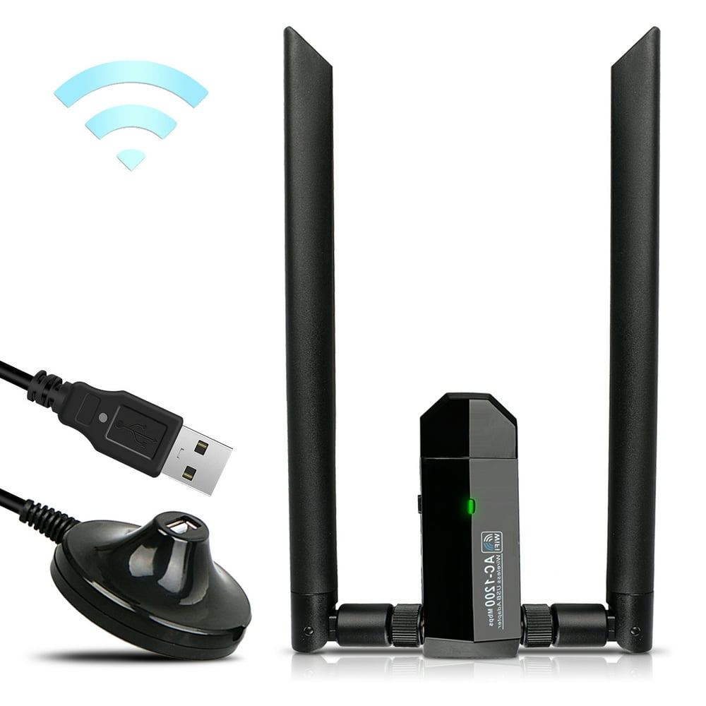 TSV 1200Mbps Long Range USB Wifi Adapter Dual Band 2.4/5GHz Wireless