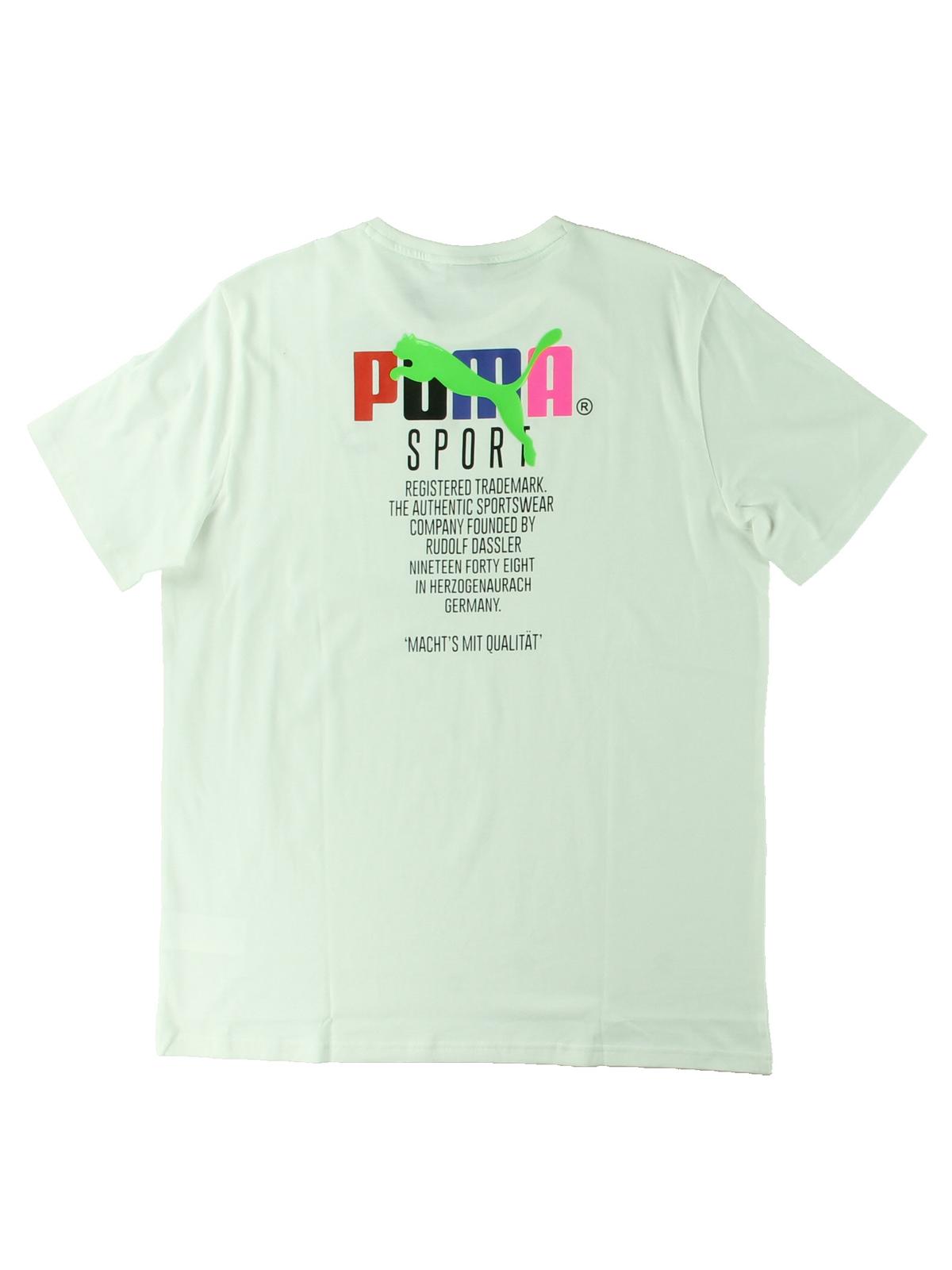 Puma Mens Running Fitness T-Shirt White S - image 2 of 2