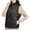 Black, variant on Ashirexll Puffer Vest Women, Womens Winter Coats, Cropped Puffer Lightweight Quilted Stand Collar Sleeveless Jacket Zip Up Coat