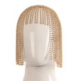 thumbnail image 3 of Cadena para la cabeza con purpurina para sombrero, cadena para el cabello, adorno para el cabello formal, adecuado para varias ocasiones, 3 of 5