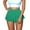 Green, variant on Skirts for Women Solid Color Mini Pleated Line High Waist Flared Zipper Casual Stretch Short Brick Red Skirt L
