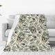 thumbnail image 1 of Balery Skull with Cash Manta de Felpa Suave y Acogedora – Cobija de Franela Aterciopelada para Cama, Lavable y Cálida para Sofá, Mascotas, Transpirable-60"x50", 1 of 7
