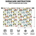 thumbnail image 2 of Blackout Kids Curtains,Monster Cartoon Trucks Cars Pattern Childrens Insulated Curtains Set Of 2,Bedroom Essentials,Toddler Room Decor 42"x54"(106x137cm), 2 of 4