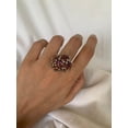 thumbnail image 2 of Carillon Amethyst Ring, Gemstone Cluster 0.11 ct 925 Sterling Silver Ring for Women, Ring Size : 12, 2 of 5