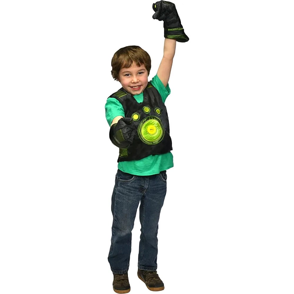 Wild Kratts Creature Power Suit - Chris - Size 4-6X - Includes Vest, Gloves and 2 Power Discs - for Dress Up, Pretend Play - Ages 3+