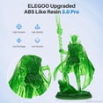 thumbnail image 2 of Impresora 3D de resina ELEGOO ABS-Like 3.0 Pro 1000 g, verde transparente, 2 of 8