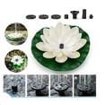 thumbnail image 3 of pdqouc Solar Fountain Lotu s Flower Shape Aquarium Outdoor Water for Pool Landscaping Garden Bird Powered Bath Water Sprinklers for Home Garden Decoration, 3 of 7