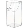 thumbnail image 2 of Makeup Brush Holder Clear Acrylic Dustproof Makeup Brushes Organizer with Lid, 2 of 5
