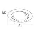 thumbnail image 3 of NICOR DLG4-10-120-2K-WH 4 in. 597 Lumens LED Kit Downlight Rétrofit, 3 of 4
