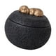 thumbnail image 1 of Urna de recuerdo para mascotas, urna para decoración de escritorio de perro, contenedor para guardar cenizas de animales con Negro, 1 of 9