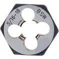 thumbnail image 1 of HUGFEGWE Hex Rethreading Die, BSW 5/16-18 Carbon Steel Thread Die, Hex Rethreading Die Machine Thread Die, Hexagon Taper Pipe, 1 Pcs CJB91-22808, 1 of 7