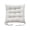 Gray, variant on Corduroy Chair Cushion with Ties,Ultra Soft Warm Floor Cushion for Reading Nook Comfortable Square Seat Cushion for Adult 15.7”x15.7”, White