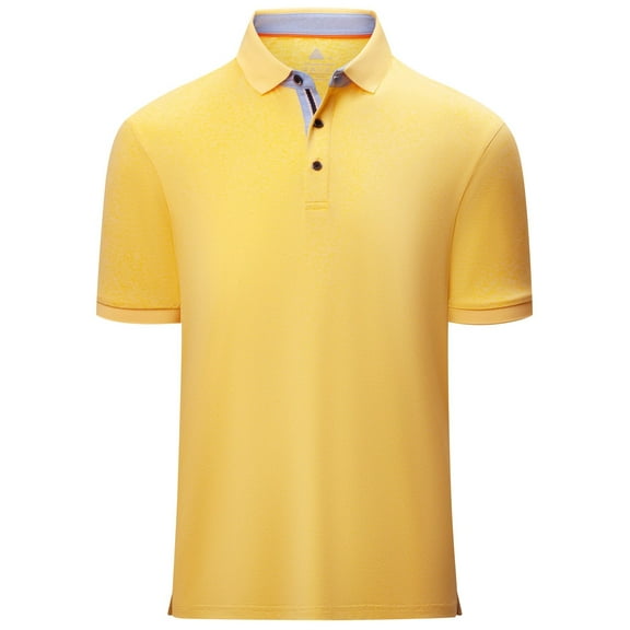 Geeksport Mens Polo Shirts Solid Color Moisture Wicking Short Sleeve Golf Shirt Tennis Running Sport T-Shirts
