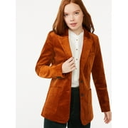 Free Assembly Women's Patch Pocket Corduroy Blazer