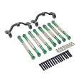 thumbnail image 1 of Bewildely Varilla de enlace de dirección de Metal, soporte de Base de varilla de tracción para WPL 1/16C14 B1 B14, piezas de coche de Control Kits de construcción modelo verde, 1 of 6