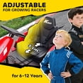 thumbnail image 6 of Qaba Electric Go Kart with 24V 9Ah Battery, Dual 150W Motors, Adjustable Seat & 11.2MPH High Speed, Slow Start, 5-Point Harness, for 6-12 Years, Red, 6 of 9
