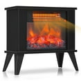 thumbnail image 1 of Gymax 14'' Portable Electric Fireplace Heater Mini Freestanding Infrared Stove, 1 of 10