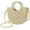 Beige, variant on Kukuzhu Womens Straw Beach Bag Woven Crossbody Shoulder Bags Top Handle Satchel Handbag Purse for Summer