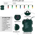 thumbnail image 5 of Morttic 4 Pack Multicolor String Lights 16.4Feet 50 LED Battery Operated Waterproof Mini Fairy Lights Show with 8 Modes for Outdoor Indoor Patio Xmas Tree Birthday Party Holiday Christmas Decorations, 5 of 7