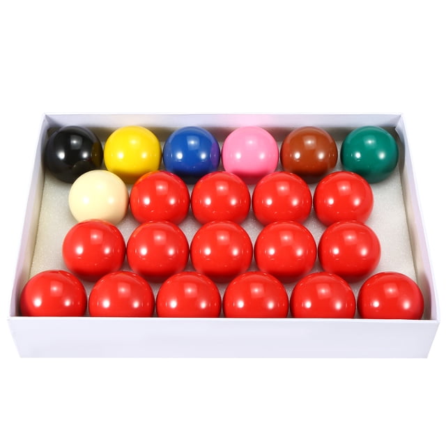Bolas de billar 22 piezas bolas de billar juego de bolas de billar británico Cue bola deportiva 52,5 Tomshoo Bolas de billar
