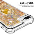 thumbnail image 3 of Funda para iPhone 8 Plus/iPhone 7 Plus con Brillo Líquido Flotante, Purpurina, Parachoques y Anillo Giratorio Soporte, 3 of 5