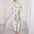 thumbnail image 3 of Bingfone Womens Pajama Sets Easter Rabbit Print,Long Sleeve Loungewear Pajamas Set-Medium, 3 of 8