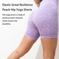 thumbnail image 2 of Pantalones cortos de Yoga, pantalones deportivos, ropa de gimnasio lavable transpirable multiusos para el hogar, interior y exterior, ajustados Prendas para la parte inferior del cuerpo Marrón L Jumpingount AP019314-12, 2 of 6