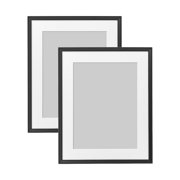 Frame, 16x20 inch Picture Frame - Simple and Elegant Decor for Wall Mounting - 2 Pack - Black