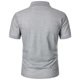 thumbnail image 5 of pstuiky camisetas de hombre, Camisa de manga corta con cuello vuelto, versátil, de color liso y estilo informal para hombre camisas casuales para hombre l, 5 of 5