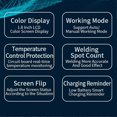 thumbnail image 3 of SQ-SW2 Mini Portable Rechargeable Spot Welding Machine LCD Color Screen Display DIY Battery Pack We, 3 of 5
