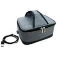 thumbnail image 2 of Bolsa térmica USB para calentar alimentos, fiambrera con calefacción eléctrica, bolsa para calentar el almuerzo, recalentamiento de comidas, bolsa Gris SM SunniMix Bolsas de almuerzo, 2 of 8