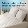 thumbnail image 2 of Niagara 100% Cotton Quilted Mattress Protector Twin Bed Size 15Inches Deep Pocket Breathable Absorbent Mattress Pad Cover Non Noisy (Twin 39x75x15-20Inches), 2 of 6