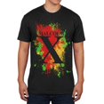 thumbnail image 1 of Malcolm X Abstract Splatter Mens Soft T Shirt, 1 of 1