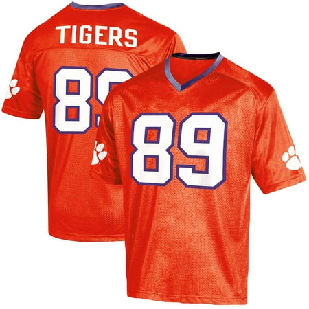 Clemson Tigers Dog Jersey - Men's Russell #89 Orange Clemson Tigers Fashion Football Jersey