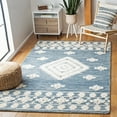 thumbnail image 3 of SAFAVIEH Aspen Kerry Geometric Area Rug, Navy/Ivory, 7' x 7' Square, 3 of 8