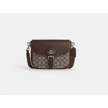 Coach Amelia Saddle Bag In Signature Jacquard