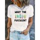thumbnail image 1 of Camisetas con gráficos clásico para mujeres y adolescentes y niñas, playera de verano con estampado estéticoSeasonal Must-Have, Chic Women's Casual T-Shirt with Unique Potted Plant Print - Comfy Cre, 1 of 7